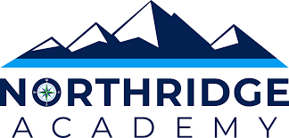 Logo with mountain peaks and the text 'NORTHRIDGE ACADEMY'.